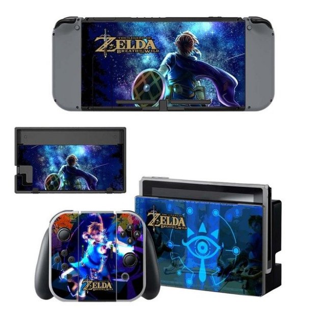 Ninted Switch Vinyl Decal Skin Sticker for Nintendo Switch NS Game Console+Controller Skins