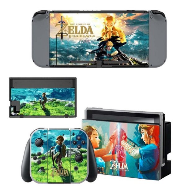 Ninted Switch Vinyl Decal Skin Sticker for Nintendo Switch NS Game Console+Controller Skins