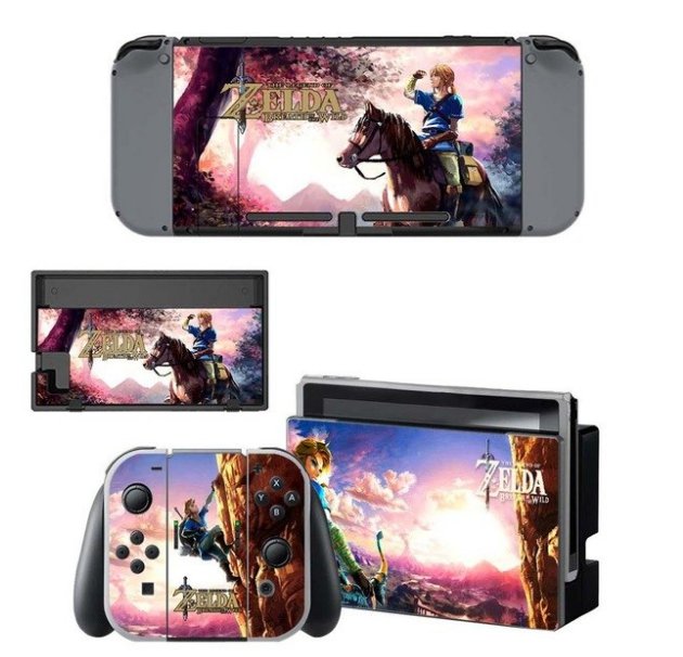 Ninted Switch Vinyl Decal Skin Sticker for Nintendo Switch NS Game Console+Controller Skins