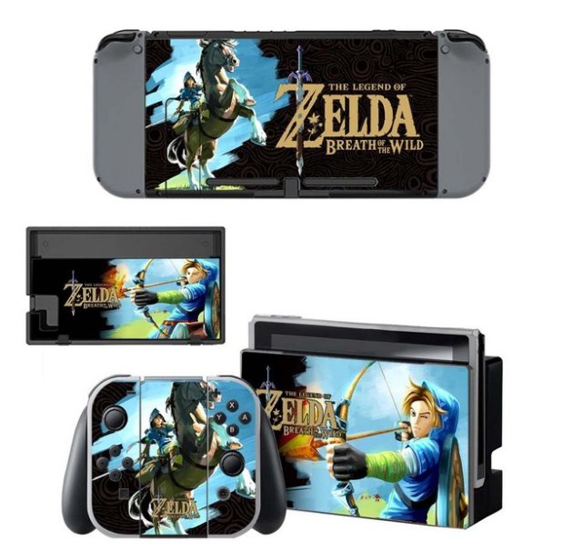 Ninted Switch Vinyl Decal Skin Sticker for Nintendo Switch NS Game Console+Controller Skins