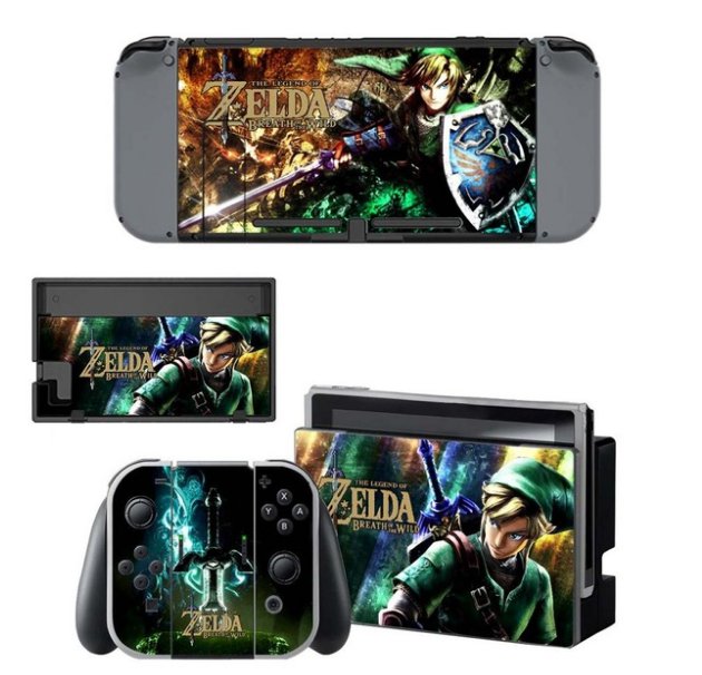 Ninted Switch Vinyl Decal Skin Sticker for Nintendo Switch NS Game Console+Controller Skins