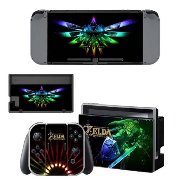 Ninted Switch Vinyl Decal Skin Sticker for Nintendo Switch NS Game Console+Controller Skins