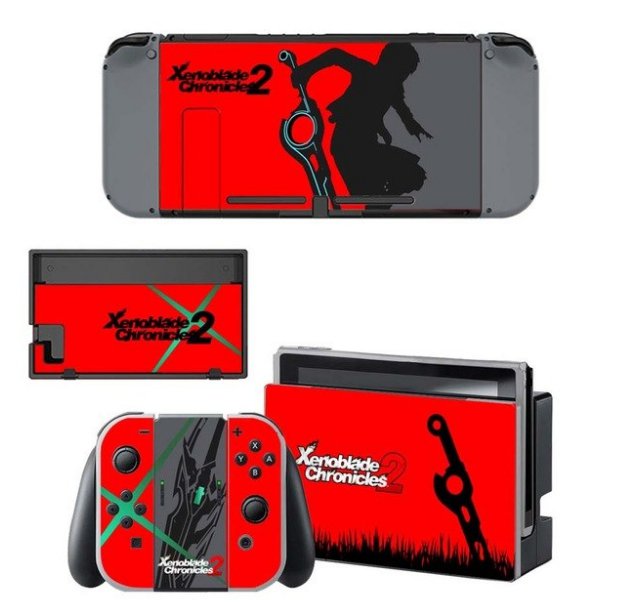 Xenoblade Chronicles Vinyl Skin Sticker For Nintend Switch Console Protector Cover Decal Stickers