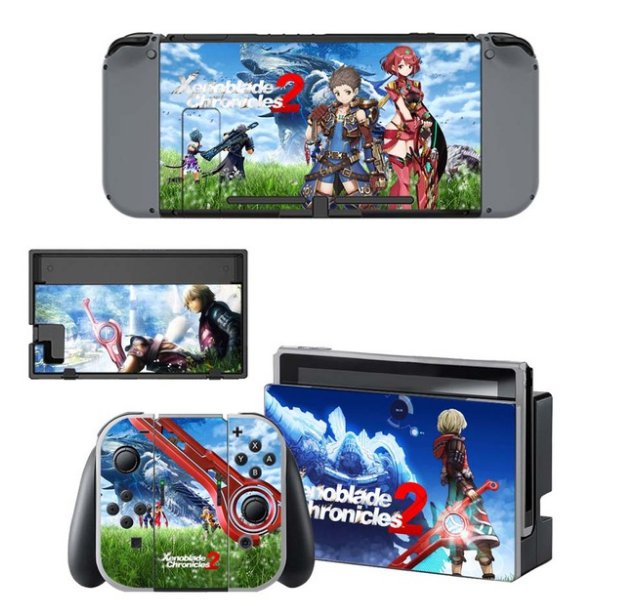 Xenoblade Chronicles Vinyl Skin Sticker For Nintend Switch Console Protector Cover Decal Stickers