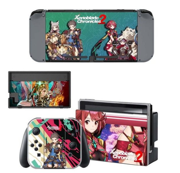 Xenoblade Chronicles Vinyl Skin Sticker For Nintend Switch Console Protector Cover Decal Stickers
