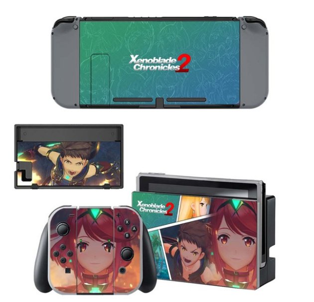 Xenoblade Chronicles Vinyl Skin Sticker For Nintend Switch Console Protector Cover Decal Stickers