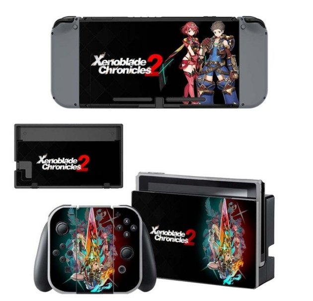 Xenoblade Chronicles Vinyl Skin Sticker For Nintend Switch Console Protector Cover Decal Stickers