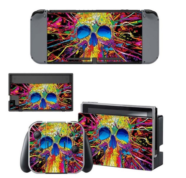 Destiny Decal NS Game Skin Vinyl Sticker Set for Nintend Switch Console+Joy-con Controller Stickers