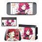 Nintend Switch Vinyl Skins Sticker for Nintendo Switch Console+Controller Skin Kit-Anime Gril Vinyl