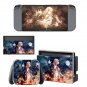 Nintend Switch Vinyl Skins Sticker for Nintendo Switch Console+Controller Skin Kit-Anime Gril Vinyl
