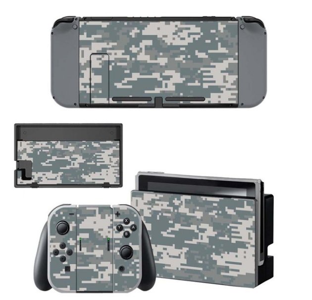 Camouflage Decal Nintend Switch Skin Sticker NS Game Console Stickers for Nintendo Switch