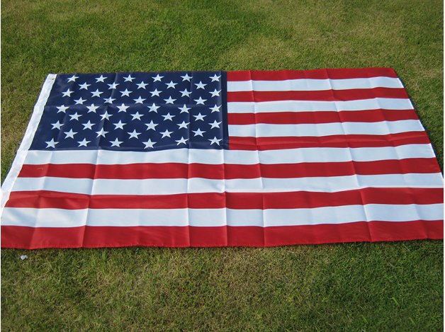 flag High Quality Double Sided Printed Polyester American Flag Grommets USA Flag