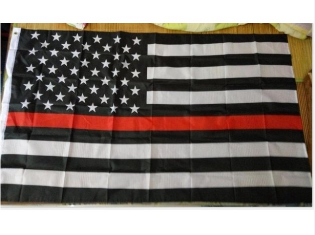 Blue Line usa Police Flags, 90*150cm Thin Blue Line USA Flag Black White And Blue line Flag