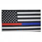 green Line usa Police Flags,Thin Blue Line USA Flag Black, White+Blue line Flag With Grommets