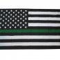 green Line usa Police Flags,Thin Blue Line USA Flag Black, White+Blue line Flag With Grommets