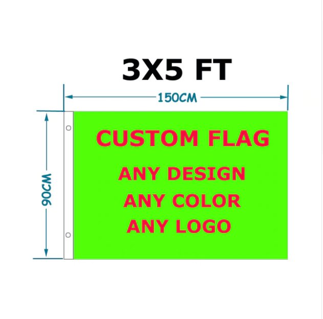 free shipping custom flag 120*180cm Polyester Customize Flags And Banners