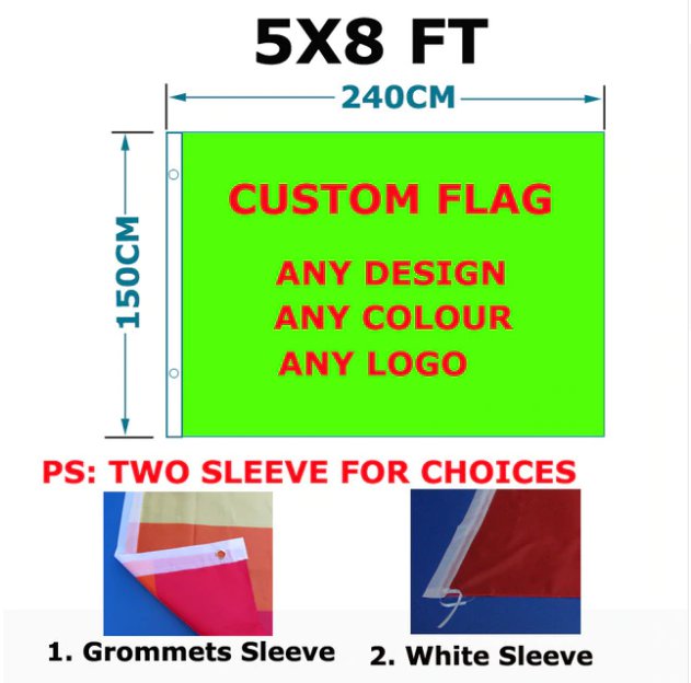 free shipping custom flag 120*180cm Polyester Customize Flags And Banners