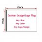 Custom Flag 90x150cm Polyester Customize Flags+Banners For Decoration Sport Outdoor Banner