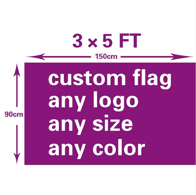 free shipping high quality 3ft x 5ft Custom Flag Polyester carolina panthers flag with modified US