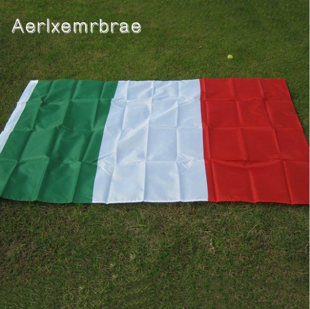 free shipping aerlxembrae flag 90*150cm ITALY Flag Polyester Banner for Festival Home Decoration