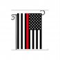 aerlxemrbrae 45x30cm Thin Blue Line garden Flag Police Cops Law Enforcement Polyester Banner