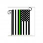 aerlxemrbrae 45x30cm Thin Blue Line garden Flag Police Cops Law Enforcement Polyester Banner