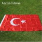 free shipping aerlxembrae flag TURKEY FLAG 3FTx5FT 90x150cm Hanging National flag Turkey