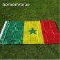 free shipping Senegal flag 3x5 Feet Super Poly football FLAG Indoor Outdoor Polyester Flag