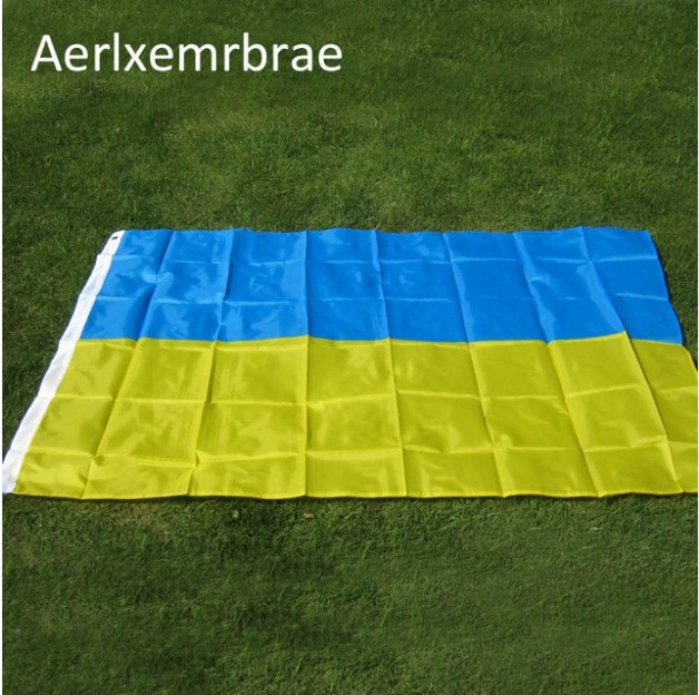 Free shipping 3x5ft Hot Sale NEW Ukraine Flag Polyester Ukrainian Banner National Country Flag
