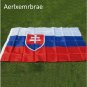 Free shipping aerlxemrbrae flag 90*150cm Slovakia FLAG slovak Banner EU 3*5FT Hanging flag