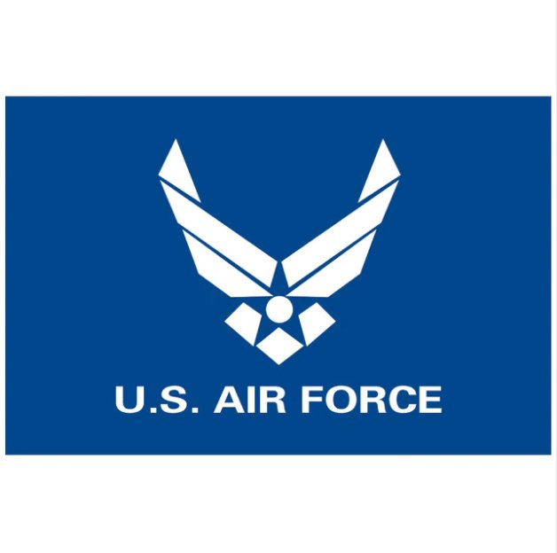 Free shipping 90x150cm USAF United States Air Force Blue Wings Logo Flag Polyester Banner