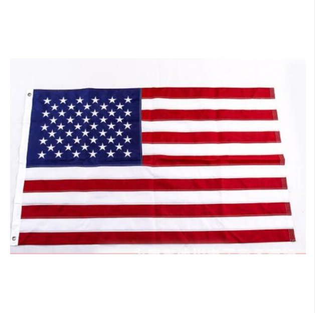 NEW 90x150cm High Quality American Flag Nylon flag Embroidered Emboridery us flag national flag