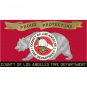 NEW 3x5ft Flag of the Los Angeles County Fire Department 100% Polyester Flag of United States