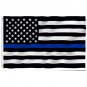 free shipping 90*150cm BlueLine usa Police Flags, Thin Blue Line USA Flag ,White+Blue American Flag