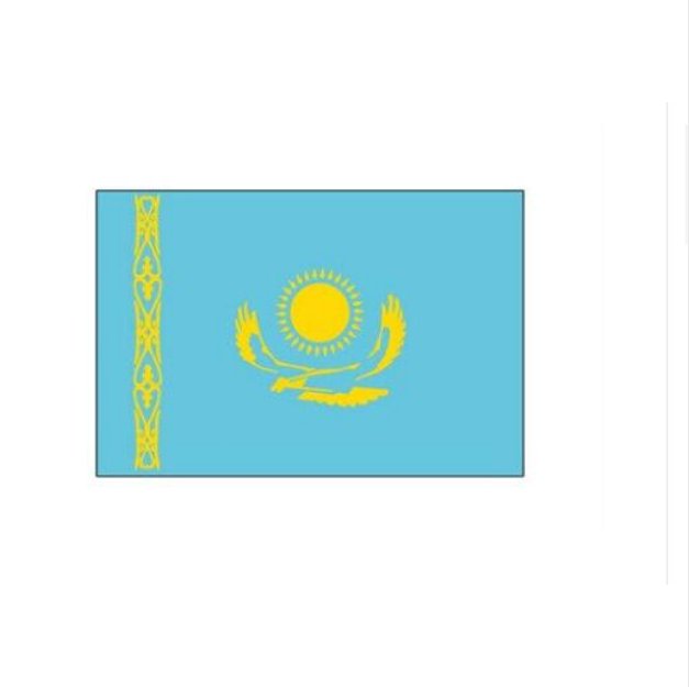 Free shipping 3x5ft Hanging Flag Polyester Kazakhstan National Flag Banner for Celebration big flag