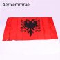 aerlxemrbrae flag er Albania Flag 3x5 ft Flag of Albania 90x 150cm Albania National Flag