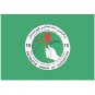 Free Shipping 90*150cm Kurdistan Flag Kurdish rose Polyester Hanging Flag+Bannes 2 Sides Printed