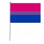 50pcs/lot Custom Hand Flag 14x21 cm Geminbowl Rainbow flag Hand Waving Gay Pride LGBT