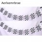 Free Shipping 10M 38pcs/set14x21cm Checkered Racing Flag Race Car Pennant string Flags Banners