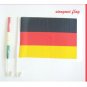 free shipping NEW 50pcs/lot 30 x 45 cm Germany car flag car banner window banner window flag