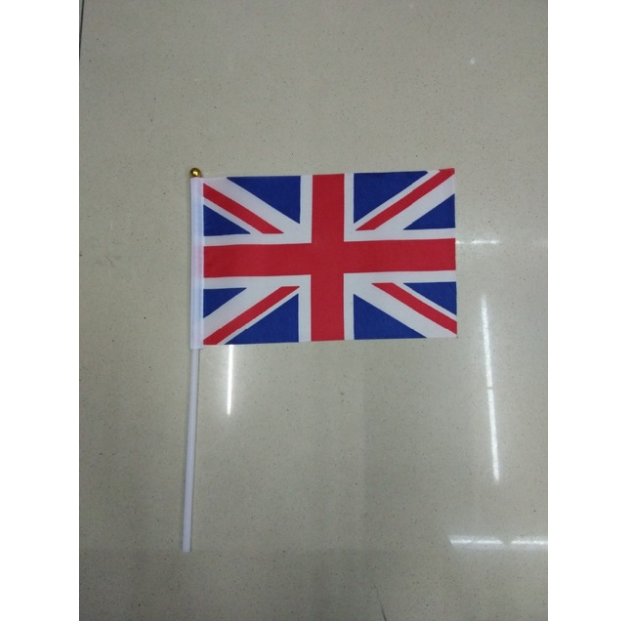 free shipping UK hand flag with 14cm*21cm 100pcs/lot  waving the flag Britain hand flag