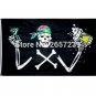 PIRATE with BEER Flag 3x5FT banner 100D 150X90CM Polyester brass grommets custom66, Free Shipping