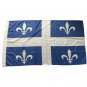 Quebec State Flag 3x5FT banner 100D 150X90CM Polyester brass grommets custom66, Free Shipping