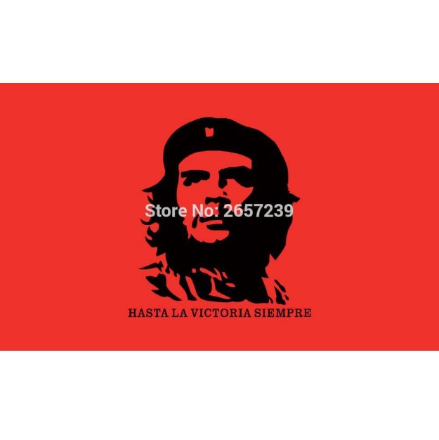 Che Guevara Flag 3x5FT banner 100D 150X90CM Polyester brass grommets