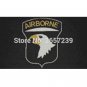 US 101st Black Airborne Flag 150X90CM banner 3x5 FT 100D Polyester brass grommets custom005