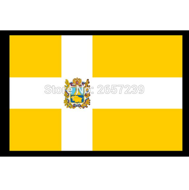 Stavropol lag Russia State Flag 150X90CM 100D Polyester brass grommets custom flag, Free Shipping