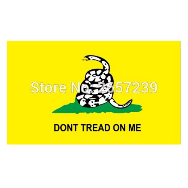 do not tread on me Flag 3x5FT banner 100D 150X90CM Polyester brass grommets custom66,free shipping