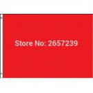 Red Flag 3x5FT banner 100D 150X90CM Polyester brass grommets custom66,free shipping