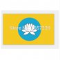Kalmykia Flag Russia State Flag 150X90CM 100D Polyester3x5FT brass grommets custom flag,FreeShipping