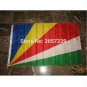 3x5FT Seychelles Flag banner150X90CM 100D Polyester brass grommets custom flag, Free Shipping